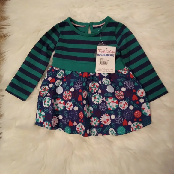Ruffle Butts Long Sleeve Tunic - 18-24 Months - NWT - Picture 1 of 4